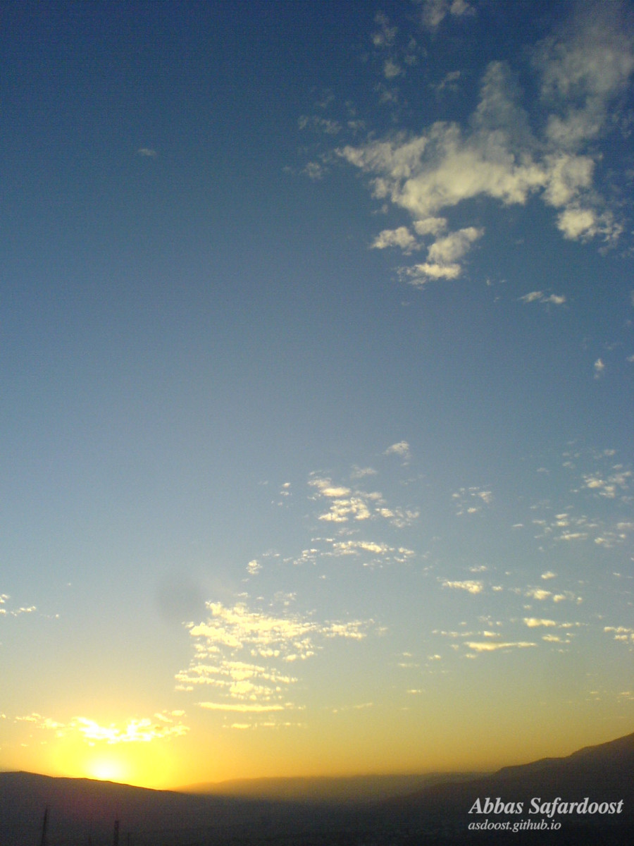 The Sky of Shiraz