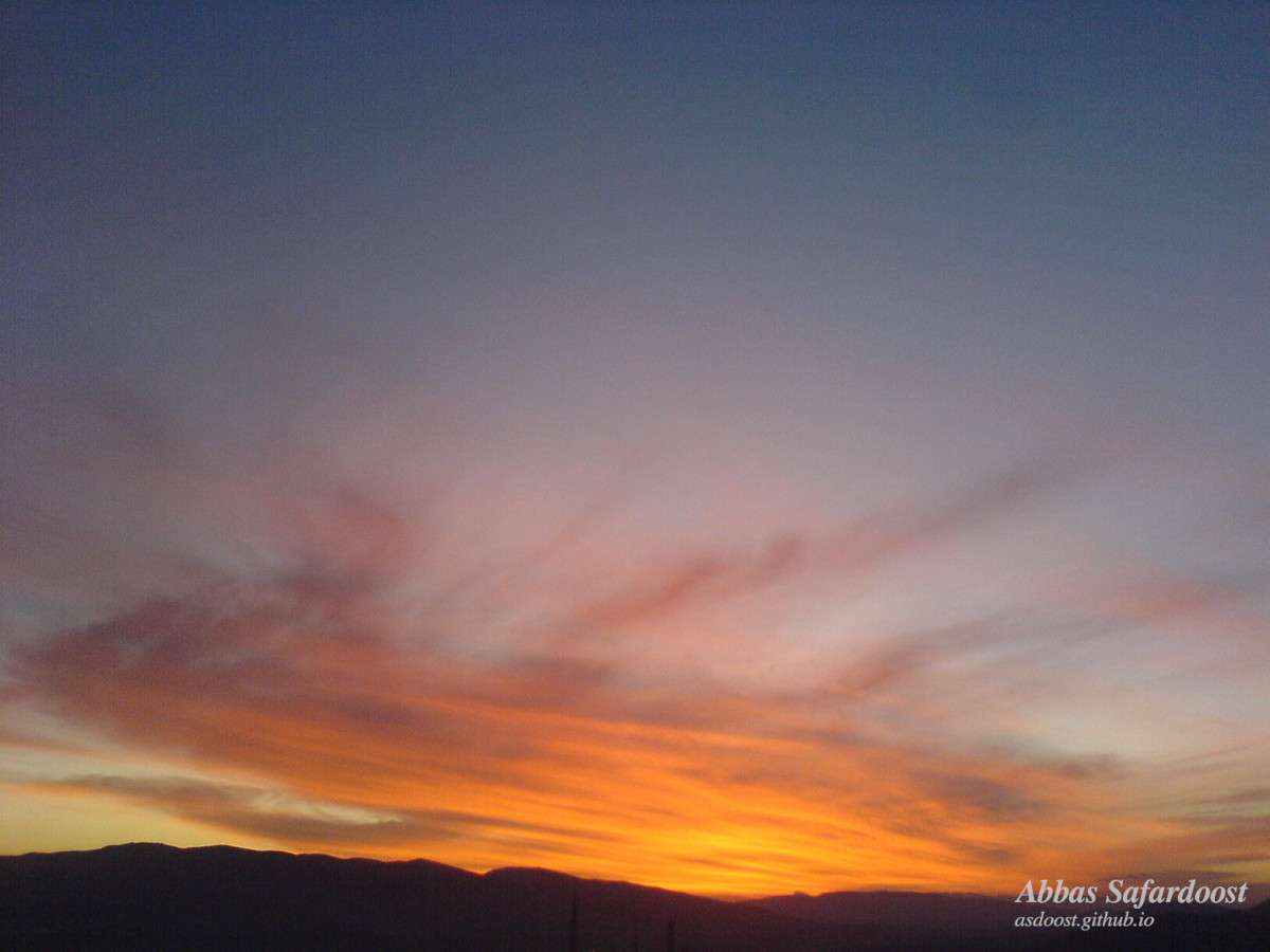 The Sky of Shiraz