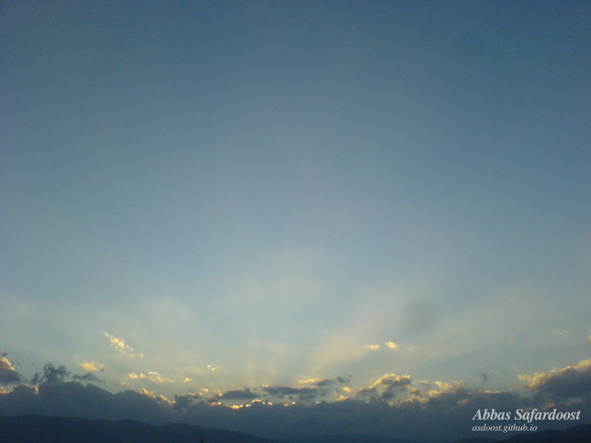 The Sky of Shiraz